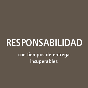 Responsabilidad con tiempos de entrega insuperables